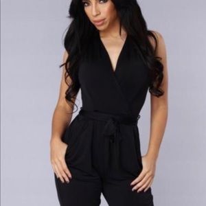 Sleeveless Fashion Nova Jumpsuit.
